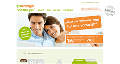 Desktop Screenshot of die-energievorsorger.de